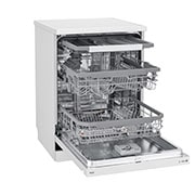LG QuadWash™ Steam Dishwasher, 14 Place Settings, EasyRack™ Plus, Inverter Direct Drive, ThinQ, White color, DFB425FW, DFB425FW, thumbnail 5