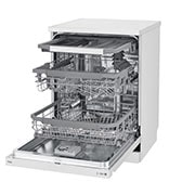 LG QuadWash™ Steam Dishwasher, 14 Place Settings, EasyRack™ Plus, Inverter Direct Drive, ThinQ, White color, DFB425FW, DFB425FW, thumbnail 8