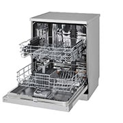 LG QuadWash™ Dishwasher, 14 Place Settings, EasyRack™ Plus, Inverter Direct Drive, Platinum Silver color, Right view, DFC612FV, thumbnail 7