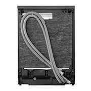 LG QuadWash™ Dishwasher, 14 Place Settings, EasyRack™ Plus, Inverter Direct Drive, ThinQ, Black color, back view, DFC513FD, thumbnail 14