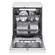 LG Free Standing QuadWash™ Dishwasher, 14 Place Settings, EasyRack™ Plus, Inverter Direct Drive, White color, DFC435FW, thumbnail 3