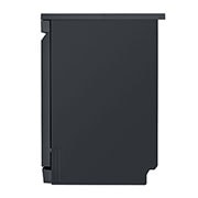 LG Free Standing LG  Dishwasher 14 settings, TrueSteam, Inverter Direct Drive,Matte Black, Side view, DFC237HMS, thumbnail 14