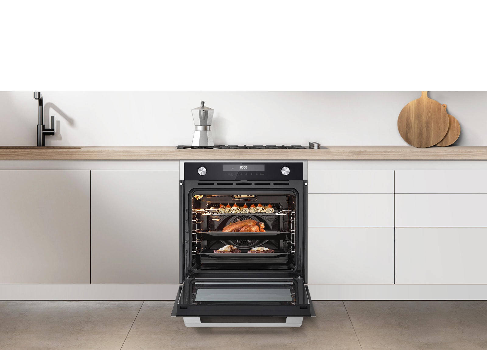 Cook more at the same time