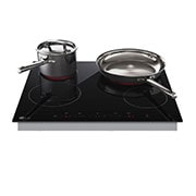 LG 4 burners radiant hob, 60cm, burner timer, multi-touch control, black, CBEZ2414B, CBEZ2414B, thumbnail 5