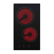 LG 4 burners radiant hob, 60cm, burner timer, multi-touch control, black, Cooktop detail 3, CBEZ2414B, thumbnail 14