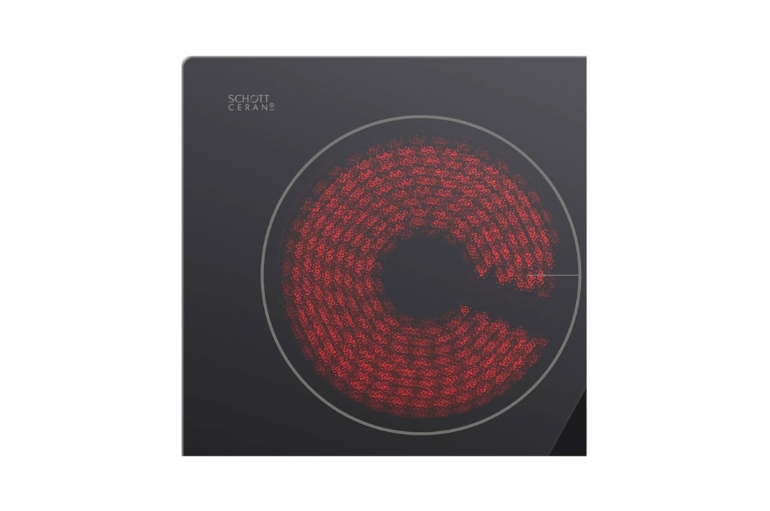 LG 4 burners radiant hob, 60cm, burner timer, multi-touch control, black, Cooktop detail 1, CBEZ2414B, thumbnail 12