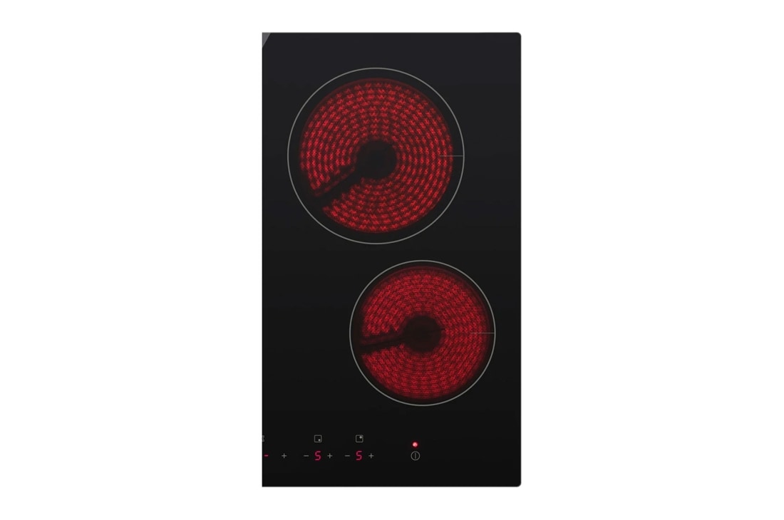 LG 4 burners radiant hob, 60cm, burner timer, multi-touch control, black, Cooktop detail 3, CBEZ2414B, thumbnail 14