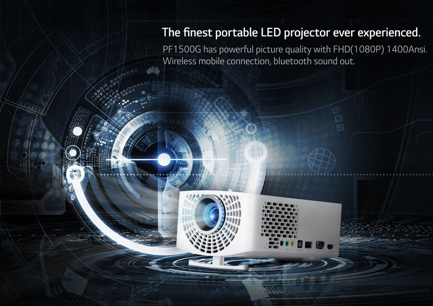Projectors: View LG PF1500G Minibeam Projector