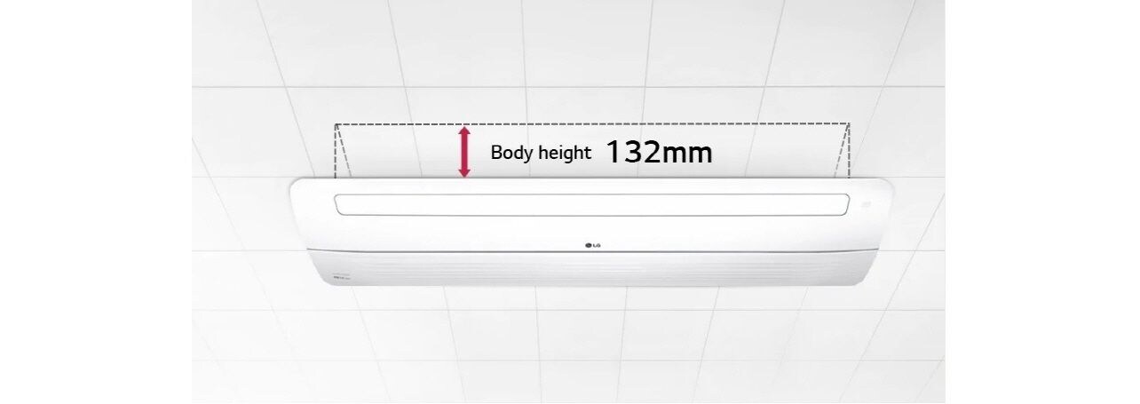 The body height of 1 way cassette is 132mm.