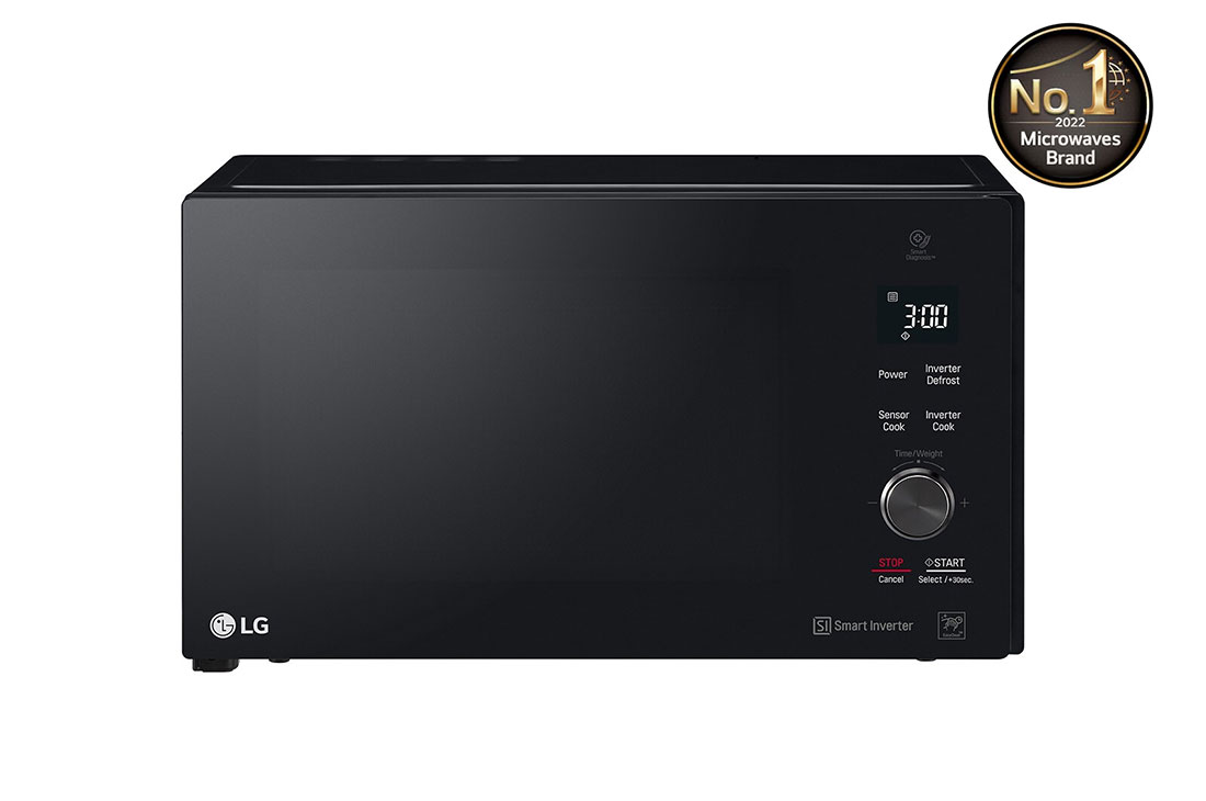 LG Microwave oven 42L, Smart Inverter, Even Heating and Easy Clean, Black color, MH8265DIS