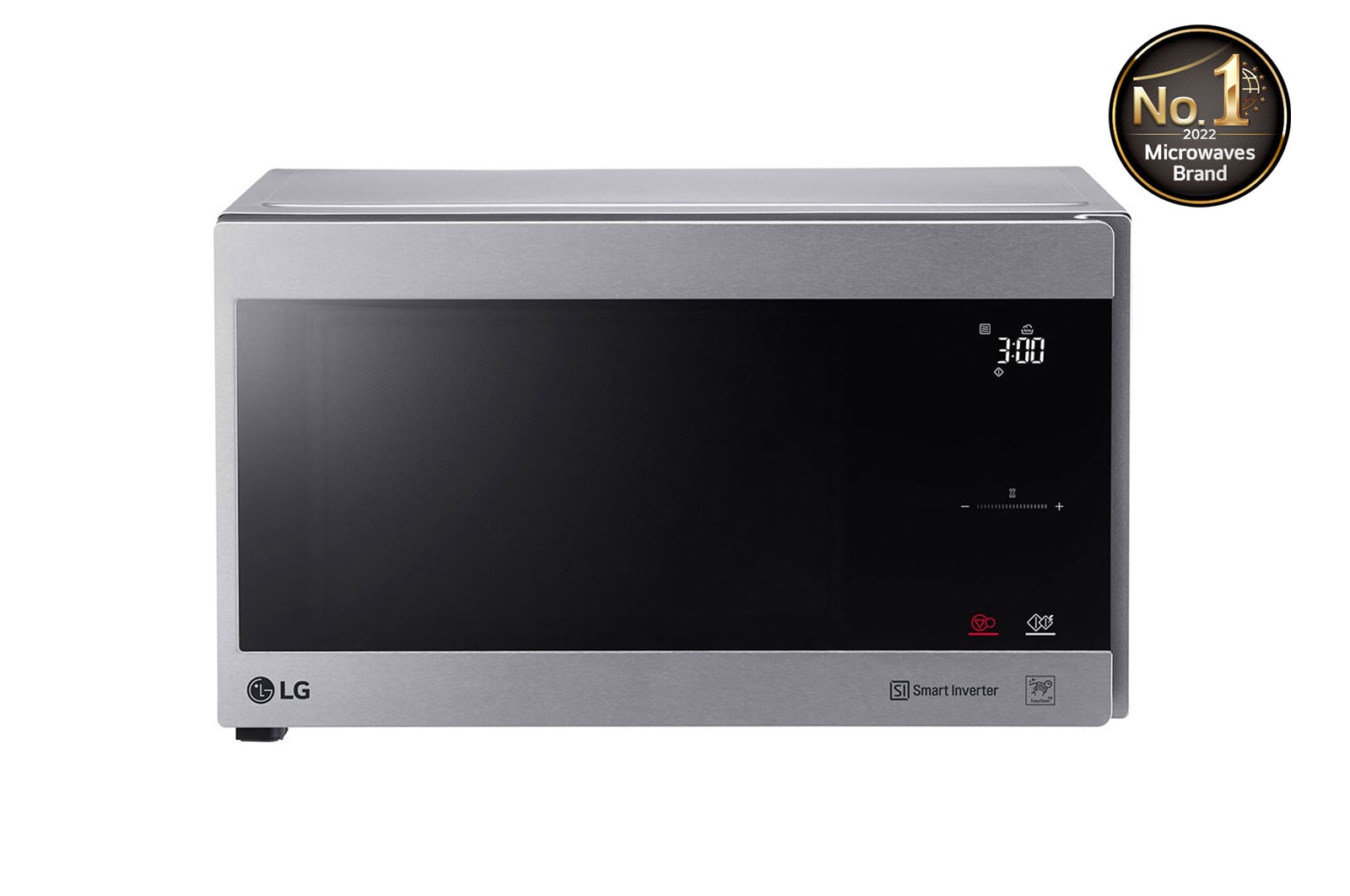 LG Microwave oven 25L, Smart Inverter, Even Heating and Easy Clean, Stainless color, MS2595CIS