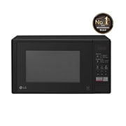LG Microwave 20L with EasyClean coating, rounded corners, black, MS2042DB, thumbnail 1