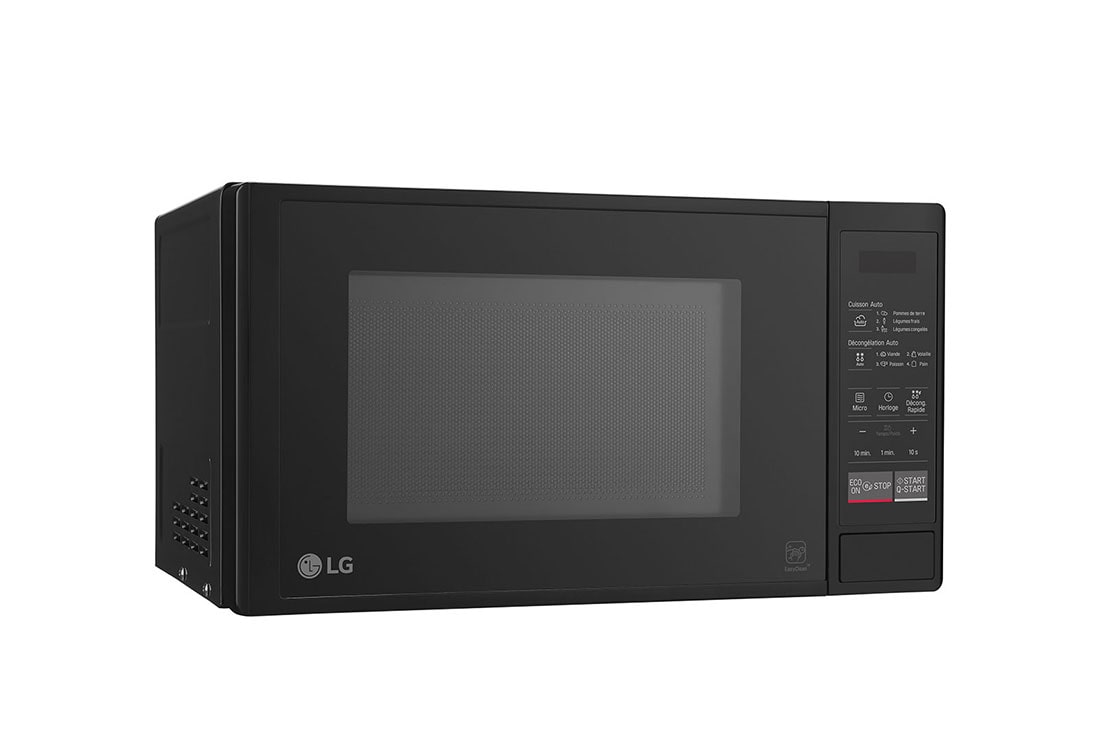 LG Microwave 20L with EasyClean coating, rounded corners, black, MS2042DB, thumbnail 6