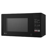 LG Microwave 20L with EasyClean coating, rounded corners, black, MS2042DB, thumbnail 7