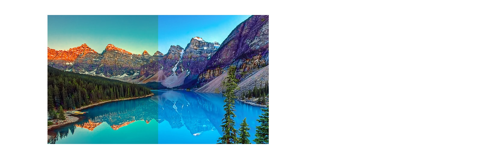 LG's Live Color Low Blue Light with TÜV Rheinland Eyesafe® Display Certification helps to protect your eyes against blue light.