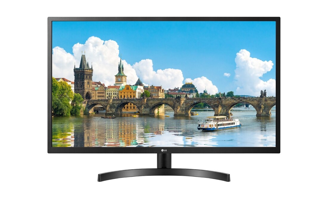 LG 31.5'' Full HD IPS Monitor with AMD FreeSync™, front view, 32MN500M-B