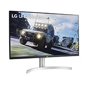 LG 31.5'' UHD 4K (3840x2160) HDR Monitor ,  +15 degree side view, 32UN550-W, thumbnail 3