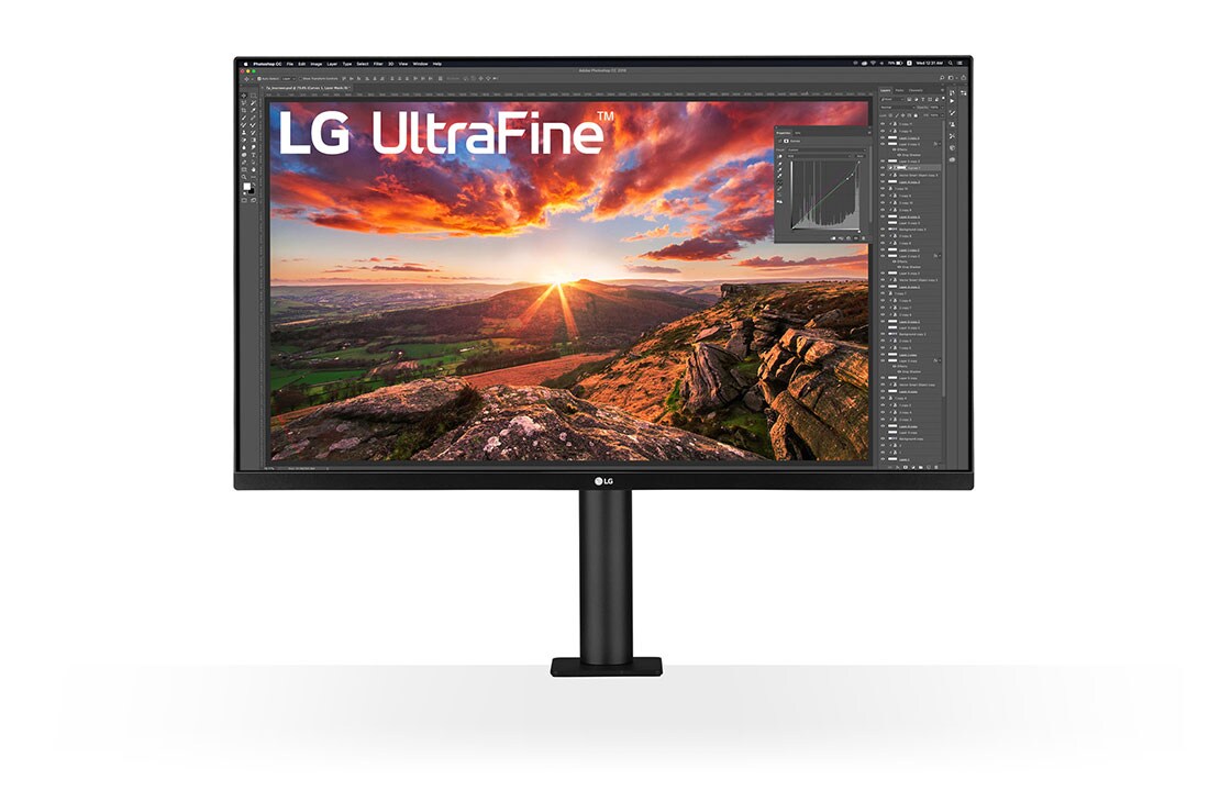 LG 31.5'' UHD 4K Ergo IPS Monitor with 