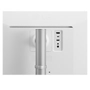 LG 34'' 21:9 UltraWide™ Full HD IPS Monitor with AMD FreeSync™, close-up view of ports, 34WQ650-W, thumbnail 8