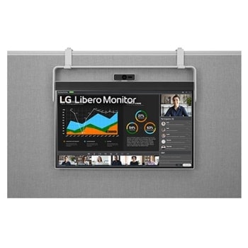 front view of the hanging type and detachable webcam