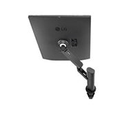 LG Monitor With Stand 27.6 Inch DualUp Monitor, rear side view with the monitor arm extended to the right, 28MQ780-B, thumbnail 12