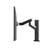 LG Monitor With Stand 27.6 Inch DualUp Monitor, side view with monitor height adjusted downward, 28MQ780-B, thumbnail 5