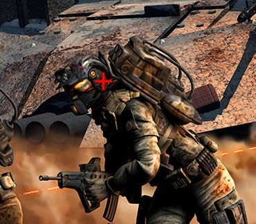 crosshair target point activation mode