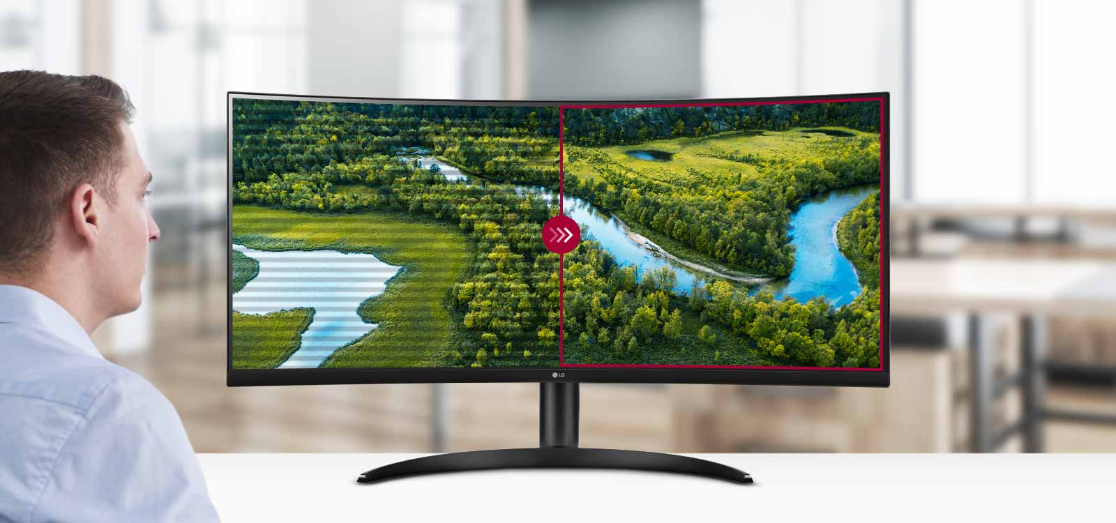 LG 34'' 21:9 Curved UltraWide™ QHD (3440 x 1440) Monitor | LG Levant LG 34'' 21:9 Curved UltraWide™ QHD (3440 x 1440) Monitor | LG Levant
