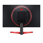 LG 23.8” UltraGear™ Full HD IPS 1ms (GtG) Gaming Monitor, rear view, 24GN60R-B, thumbnail 6
