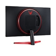 LG 23.8” UltraGear™ Full HD IPS 1ms (GtG) Gaming Monitor, rear perspective view, 24GN60R-B, thumbnail 7