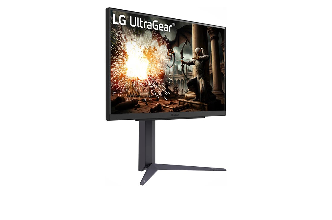 LG 27” UltraGear™gaming monitor, 180Hz Refresh Rate, 2024, perspective view, 27GS75Q-B, thumbnail 4