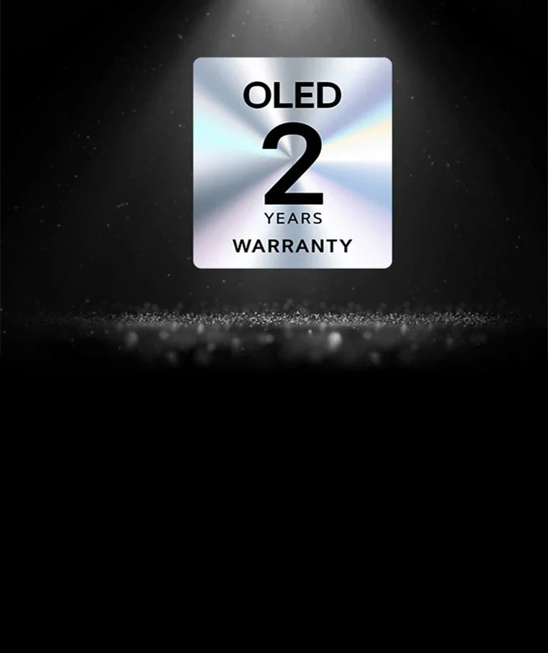 2-YEAR BURN-IN WARRANTY for UltraGear OLED gaming monitor.	