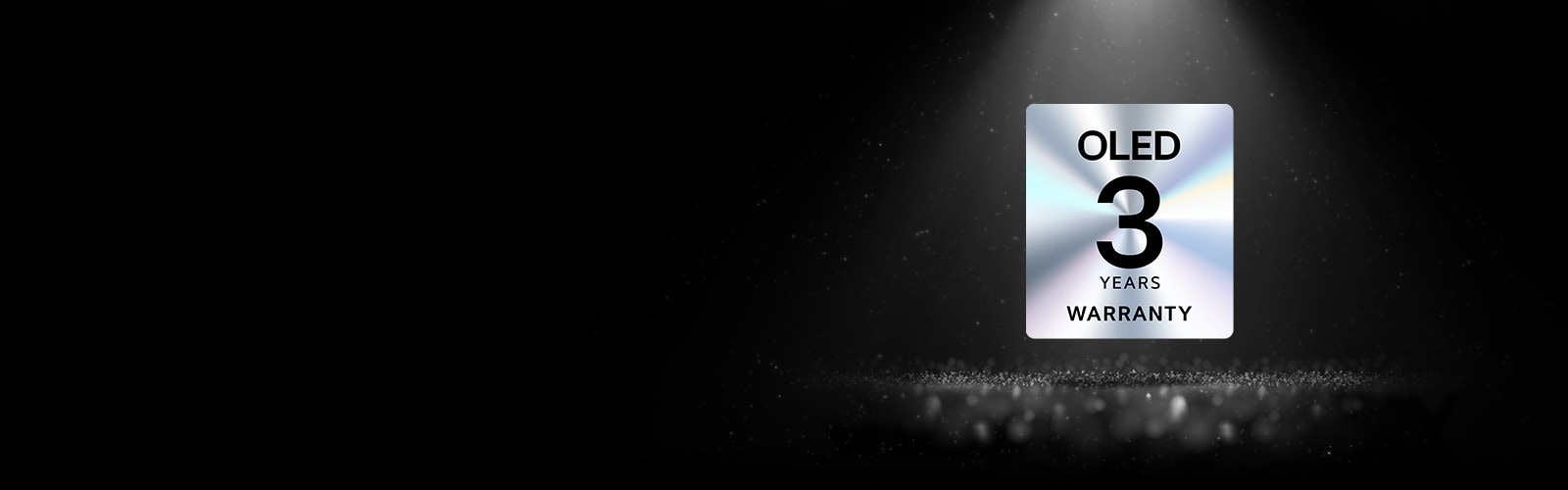 3-YEAR BURN-IN WARRANTY for UltraGear OLED gaming monitor.	