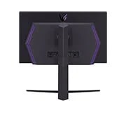LG 27'' UltraGear™ OLED gaming monitor | DisplayHDR True black 400, 240Hz, 0.03ms (GtG), rear view with lights on, 27GS95QE-B, thumbnail 8