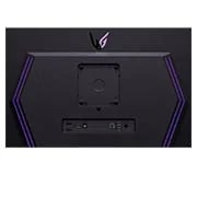 LG 27'' UltraGear™ OLED gaming monitor | DisplayHDR True black 400, 240Hz, 0.03ms (GtG), close-up view of ports with lights on, 27GS95QE-B, thumbnail 12