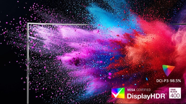 Realistic details of DisplayHDR True Black 400 and DCI-P3 98.5%.