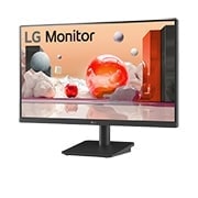 LG 24” IPS Full HD monitor, left side view, 24MS500-B, thumbnail 2