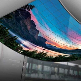 Transparent OLED Signage