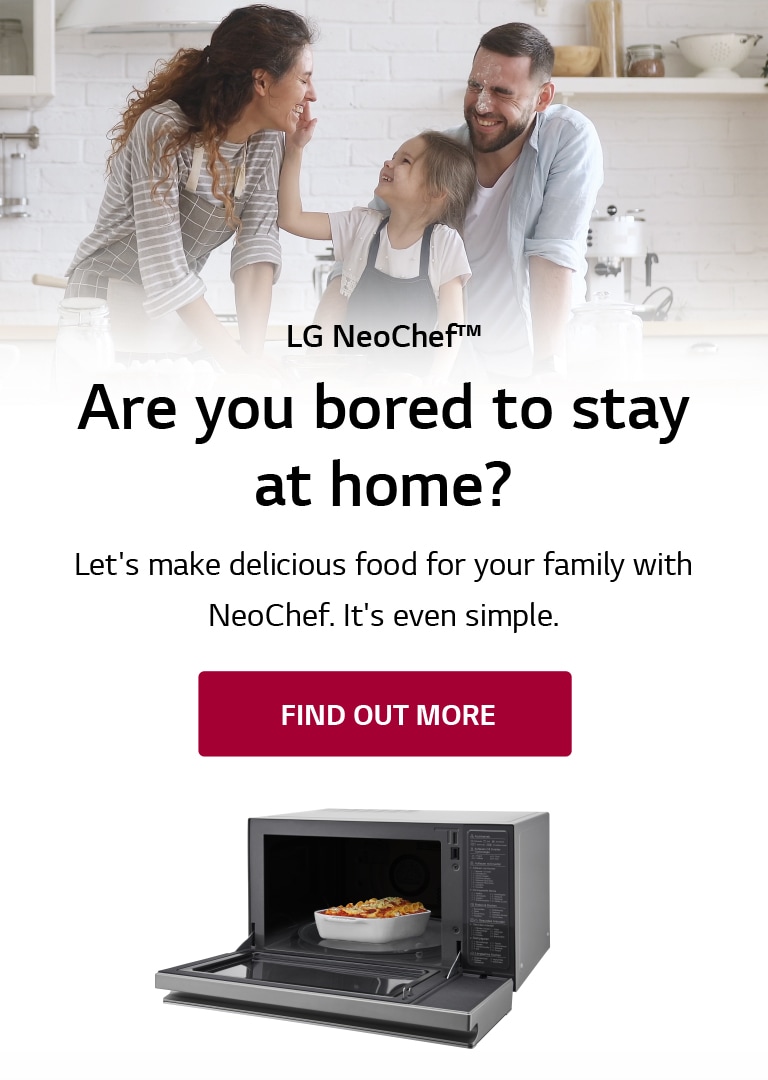 Let's make delicious food for your family with NeoChef. It's even simple.