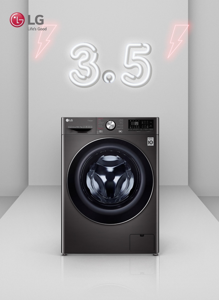 Lave-linge 15 KG | TurboWash™ | Wi-Fi | 6 Motion Direct Drive™ | A++ |  Smart Diagnosis™ | Moteur Direct Drive™ garanti 10 ans - LG F51K24WH | LG FR