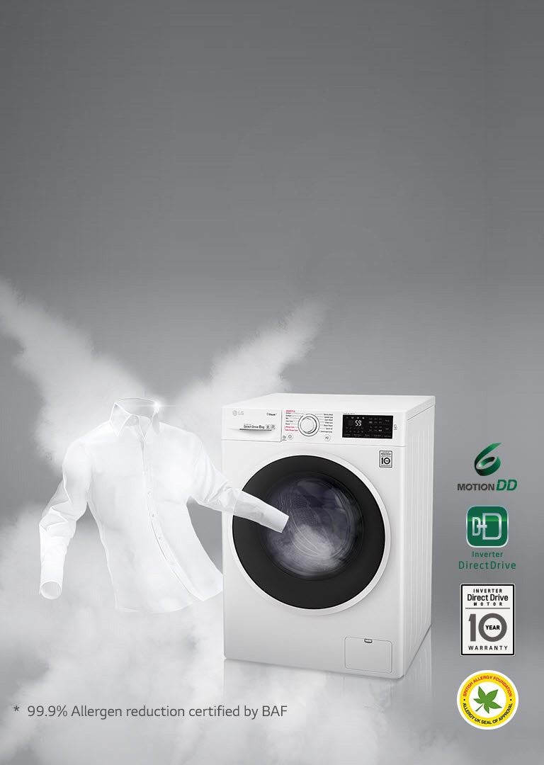 Front Load Washing Machines with Fully Automatic LG ThinQ