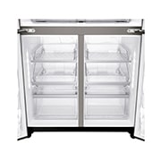 LG InstaView Door-in-Door™, Four Door Refrigerator, 889L Gross Capacity with HygieneFRESH+™, Black Stainless Color, GRX-334DPB, thumbnail 12
