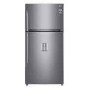 LG Top freezer Refrigerator 630L Gross Capacity, Inverter Linear Compressor, DoorCooling+™, Hygiene FRESH+™ ,  Platinum Silver Color, GRM-852DHLL, thumbnail 2
