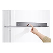 LG Top freezer Refrigerator 547L Gross Capacity, Inverter Linear Compressor, DoorCooling+™, White Color, GNM-732HWL, GNM-732HWL, thumbnail 4
