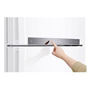 LG Top freezer Refrigerator 547L Gross Capacity, Inverter Linear Compressor, DoorCooling+™, White Color, GNM-732HWL, GNM-732HWL, thumbnail 4