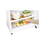 LG Top freezer Refrigerator 516L Gross Capacity, Inverter Linear Compressor, DoorCooling+™, White Color, GNM-642WL, GNM-642WL, thumbnail 4