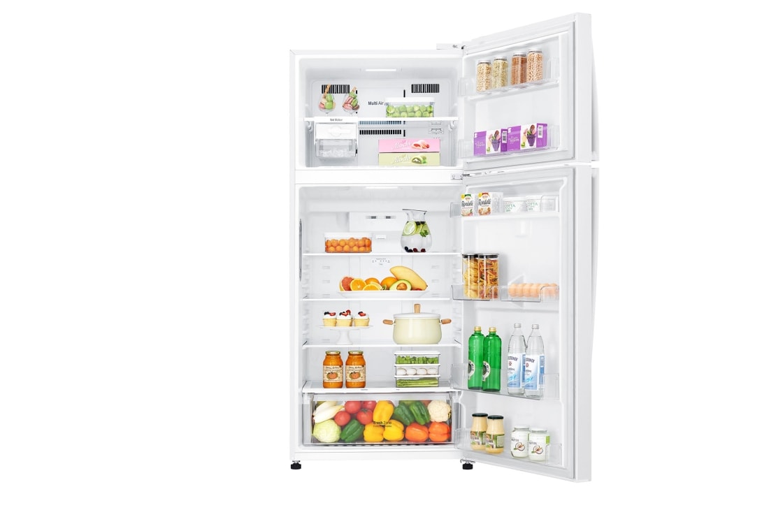 LG Top freezer Refrigerator 516L Gross Capacity, Inverter Linear Compressor, DoorCooling+™, White Color, GNM-642WL, GNM-642WL, thumbnail 15