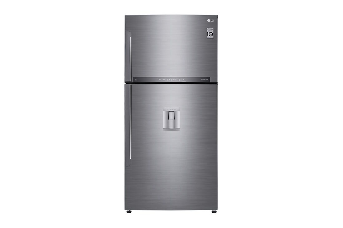 LG Top freezer Refrigerator 630L Gross Capacity, Inverter Linear Compressor, DoorCooling+™, Hygiene FRESH+™ , Platinum Silver Color, GRM-832DHLL, GRM-832DHLL
