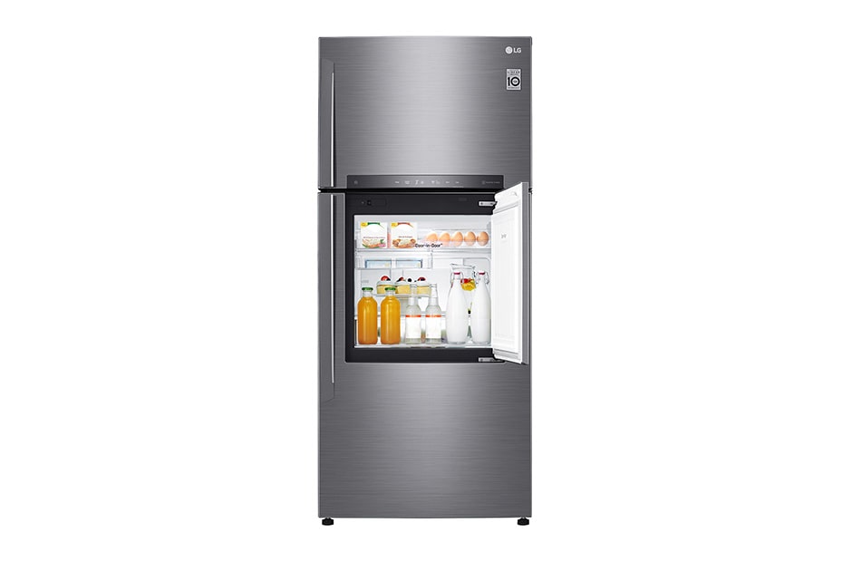 LG Top Mount Refrigerator 549L Gross Capacity, Inverter Linear Compressor, Door Cooling+™, Platinum Silver Color, GND-755HLL, thumbnail 11