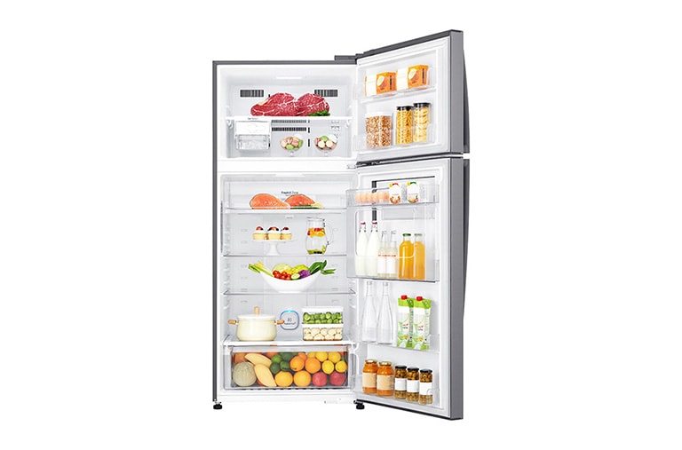 LG Top Mount Refrigerator 549L Gross Capacity, Inverter Linear Compressor, Door Cooling+™, Platinum Silver Color, GND-755HLL, thumbnail 3